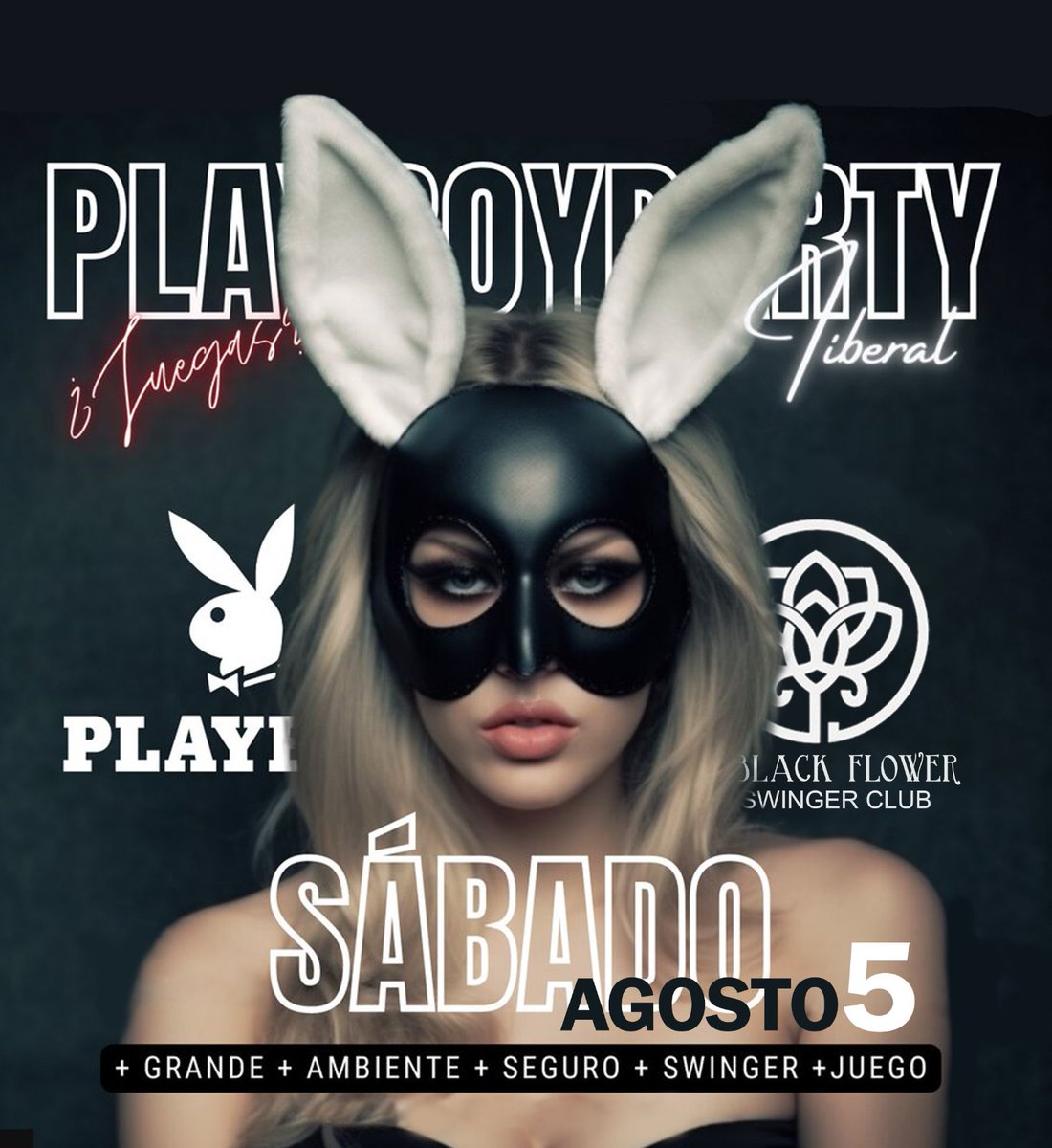 clubblackflower's tweet photo. Hay deseos que son más fuertes que la voluntad!! #PlayboyParty #swingerBolivia #swingerparty #sábado5Agosto
Free Pass 20 a 21Hrs. #showstrippers
Dress Code: ellas sexi sensual/conejitas ellos business casual.
#BlackFlowerSWClub el primero en Bolivia. https://t.co/PqucbH4tc4