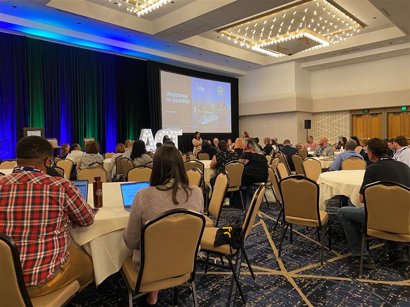 ACTNational's tweet photo. #ACT23 is officially underway, and our first day was full of learning and new connections. The day included a powerful keynote address from @theycallmeOboi, a packed schedule of sessions, chapter and council meetings, and more.  

A strong start to the International Conference! https://t.co/09wTdRw0W2