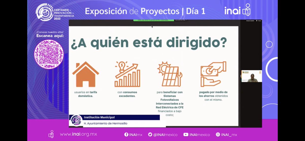 amecchmo's tweet photo. Continuamos promoviendo la convocatoria de #HogarSolar ☀️.
Como parte del certamen de Innovación en Transparencia del #INAI , compartimos un poco más sobre este programa.
Para más información visita: https://t.co/LKrv93ogvY 🖥️ https://t.co/wnSDemGIpX