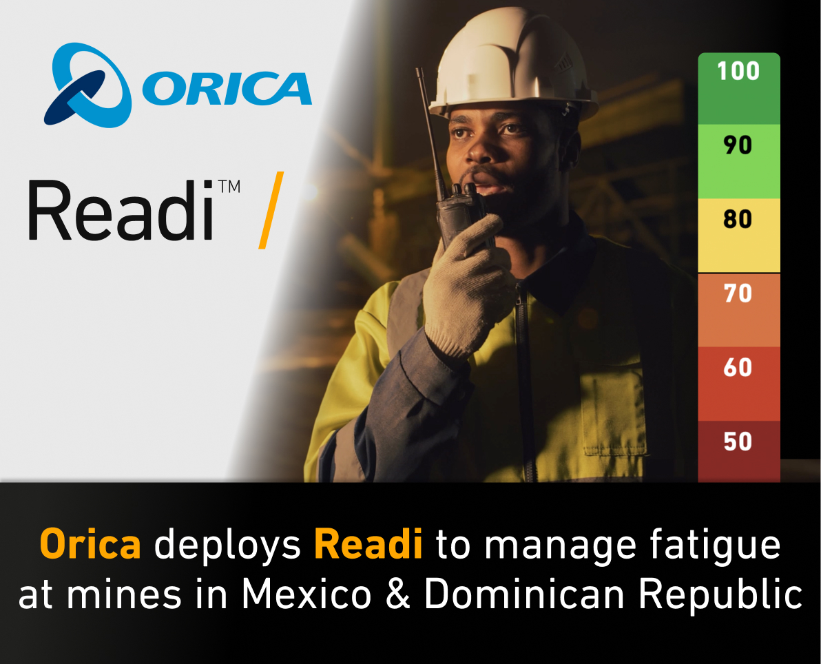 We are pleased to announce that Orica has implemented its #Readi platform throughout several mine sites and distribution sites across Mexico and the Dominican Republic.

Read the full release here. 👇

fatiguescience.com/blog/orica-dep…