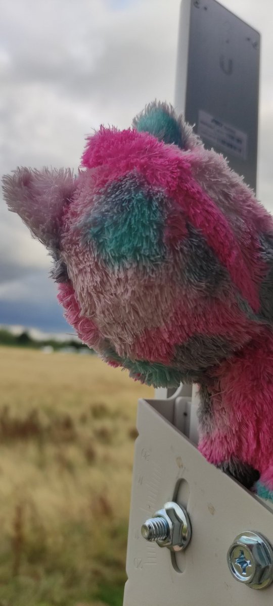 NetUnicorn's tweet photo. A radio link needed adjusting. https://t.co/fmKgHSNxl3