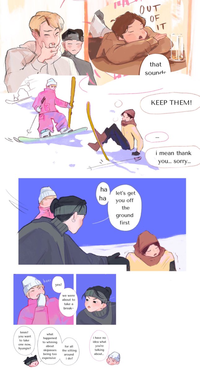 july wrap up post!✨ this month i finished the snowboarding beast 🐙 so this is just screenshots from the process hehe im proud i finished it but im also so grateful to have oomfies who let me futz with this for so long, thank u for letting me grow 🎀 ✨