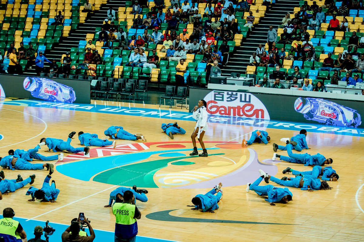 An unforgettable moment performing at the halftime show of the African Women's Basketball game between Uganda and DRC! 

🎤🏀 The energy from the fans and players was incredible!

 #HalftimeShow #AfricanBasketball #UgandaVsDRC
