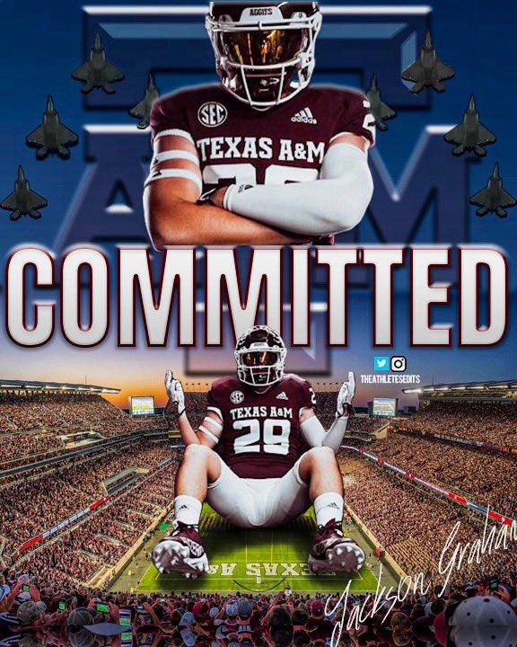 Jackson_Graham4's tweet photo. Committed👍👍👍 #GigEm https://t.co/v9ABT4dBgz