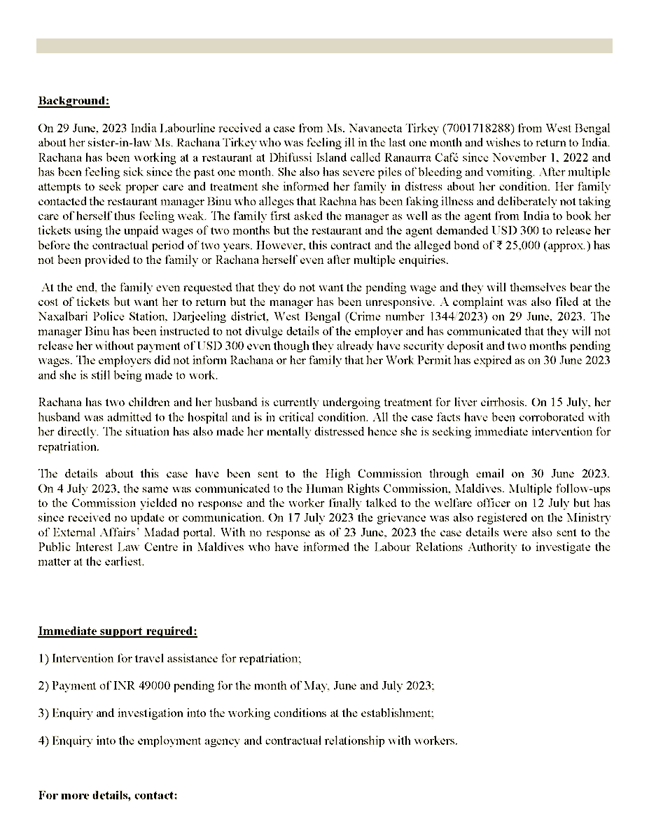 India Labourline tweet media