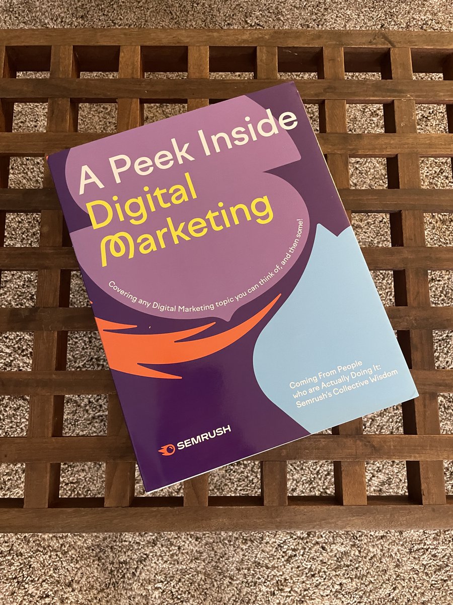 heatherlloyd's tweet photo. Woohoo! Thanks for the fantastic book, @semrush! Happy 15th birthday! 🎉🎊🎈 https://t.co/MSj1ud5Cmw