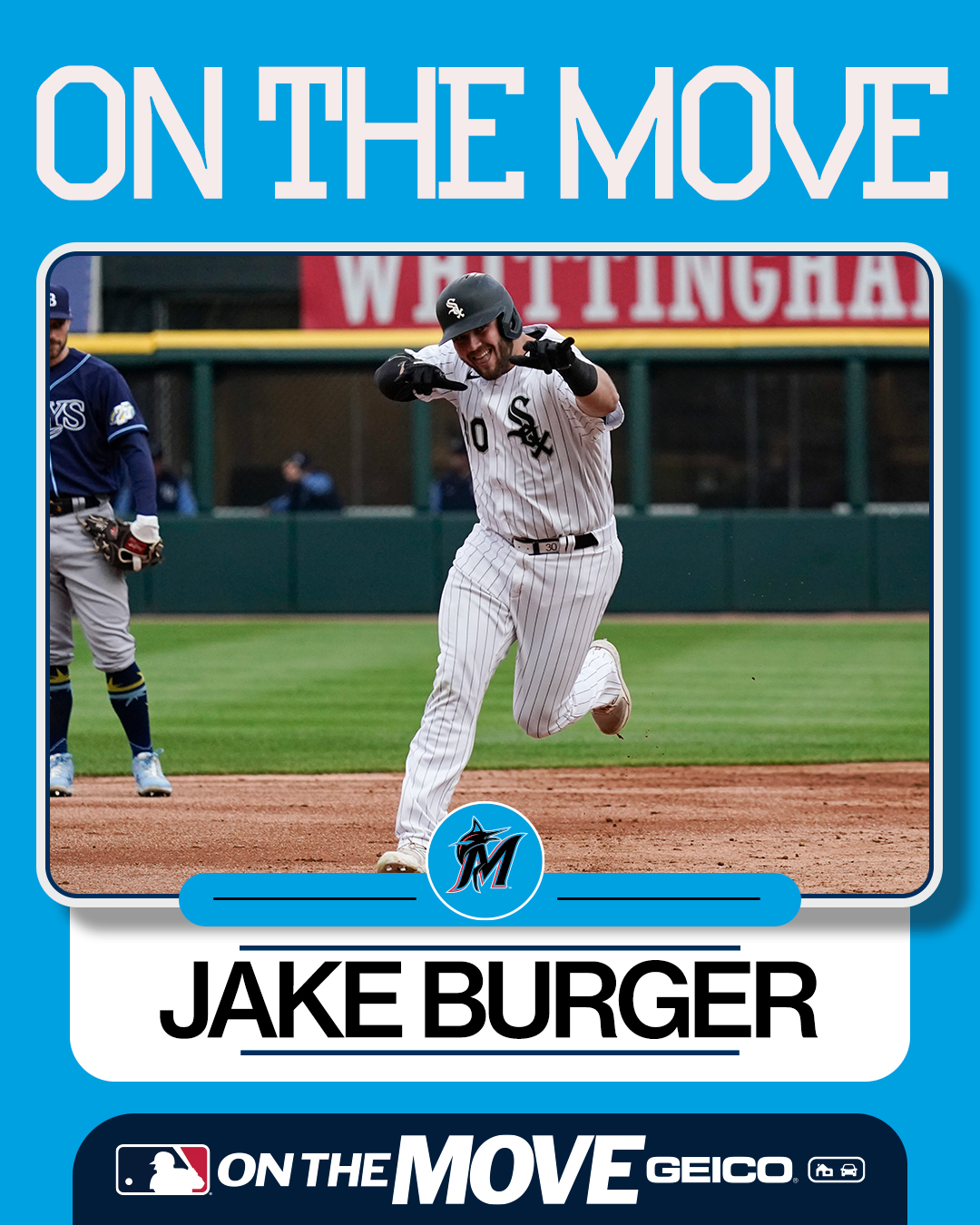 MLB on X: The Marlins reportedly acquire INF Jake Burger from the