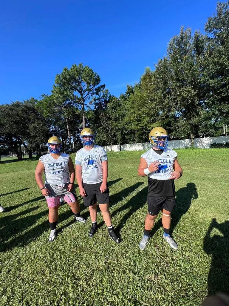 Back in the lab 🏈 #kowboyfootball #senioryear