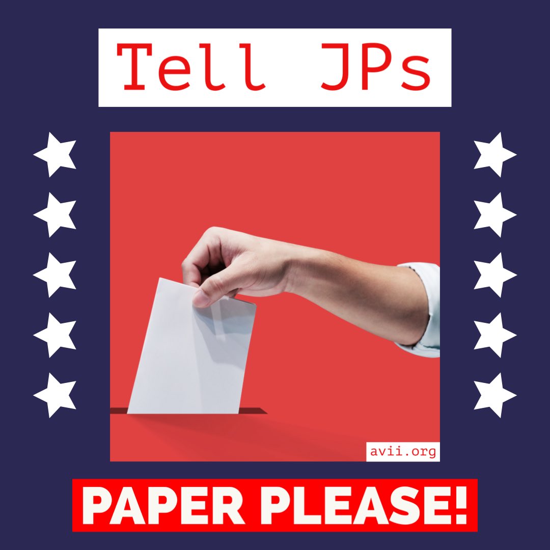 Arkansas! NOW is the time to make a difference. If your JP won’t agree to hand-marked paper ballots, you should consider running against them in the next election (March 2024). 

Fill out the form on the page linked here: arkansasvii.org/jps-recruitmen… 

There will be support. #arpx
