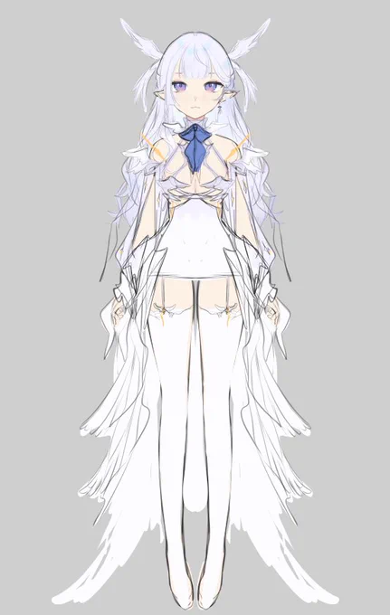I also have an Angel concept that I loved creating  