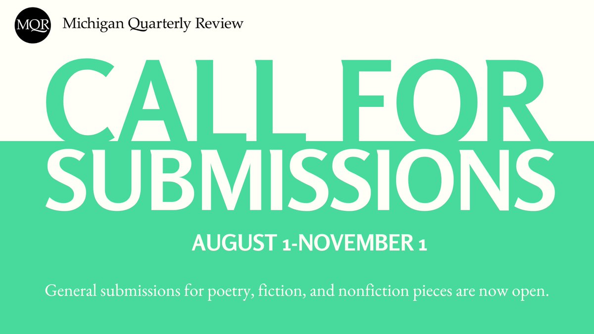 Michigan Quarterly Review tweet media