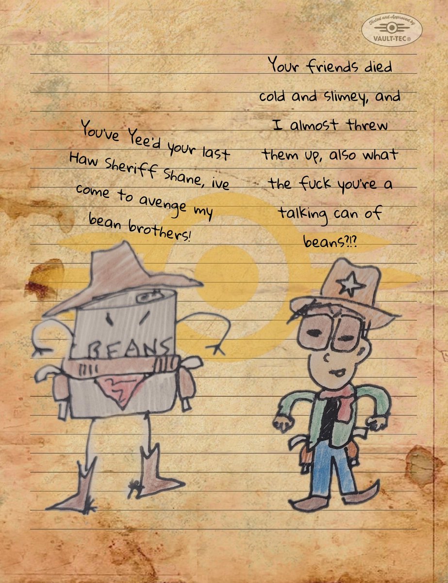 ShaneBaconstrip's tweet photo. Mark your calenders for August 8th at 9pm EST cause Were back with another BEAN STREAM BAAABAAY!!! Come join me as I eat a bean popsicle and probably die on the inside while goofin off with good friends 

https://t.co/sxF2nO5RD6 

#fallout76 #beanstream #twitch #fallout @Fallout https://t.co/WEt3D3KPy3