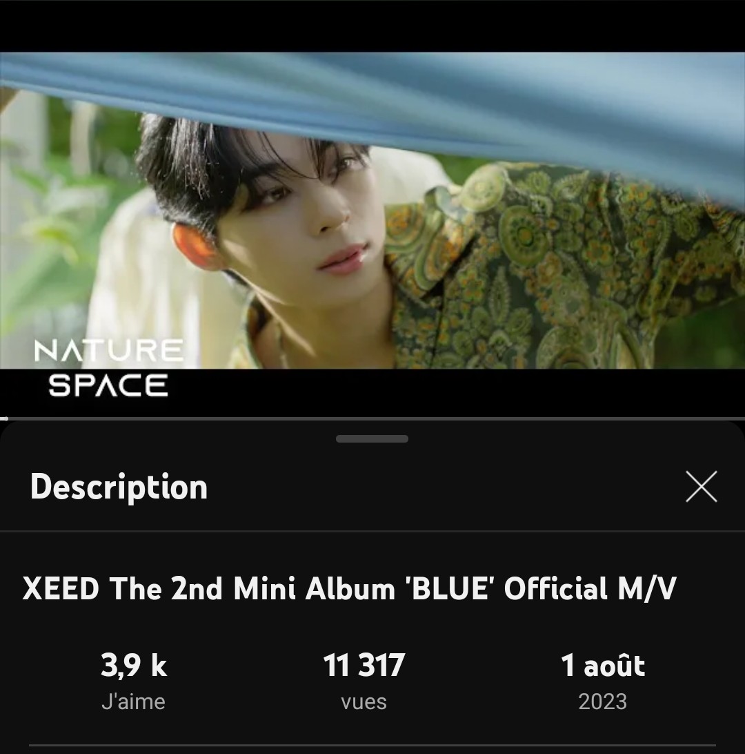 xd_france_fan's tweet photo. On à dépassé les 11k vues sur youtube !!
N'oubliez pas de partager le MV, de liker et de commenter si vous ne l'avez pas fait encore 🥰💚
➡️https://t.co/r8pnDDpsA9
#SummerInBlue
#BloomWithXEED
#XEED #씨드 #BLUE
@XEED_OFFICIAL https://t.co/VG66AN16ih