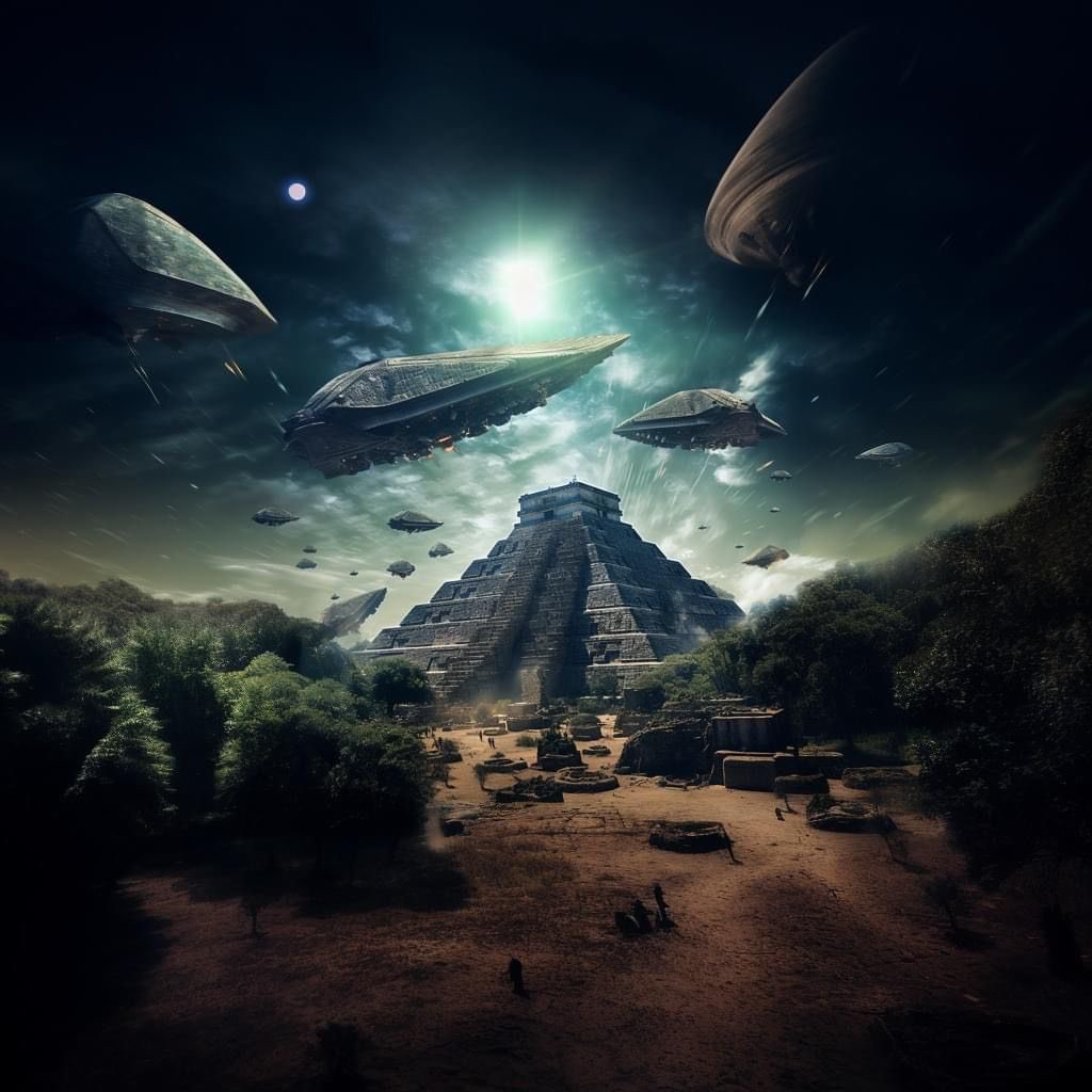 richhhimself's tweet photo. It’s seen as a beacon of knowledge and symbol of a potential future where the Jaguar People might return. Theorists maintain that the pyramid is still active, a hum surrounding it echoing the universe’s heartbeat. https://t.co/JBih8kKSOY