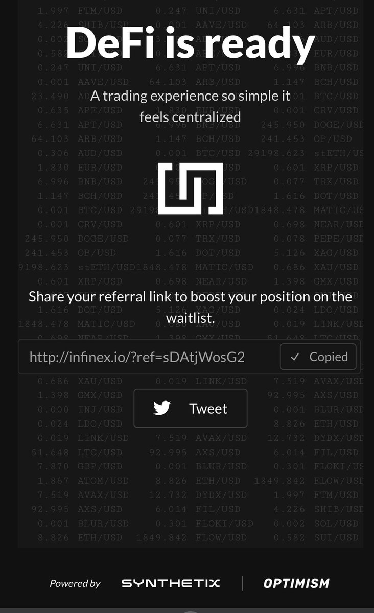 cryp_tourist's tweet photo. Airdrop potansiyeli ile paylaşıyorum. 
#Synthetix ve #Optisim destekli bir proje.

Aşağıdaki linkten mail adresinizi yazıp onaylıyorsunuz ve waitliste katılıyorsunuz.

👇
https://t.co/RX3b6iIsNI

Bu gönderi altında sizde ref linkinizi paylaşın herkes faydalansın

Dalış serbest😁 https://t.co/W5HjPoUpwg