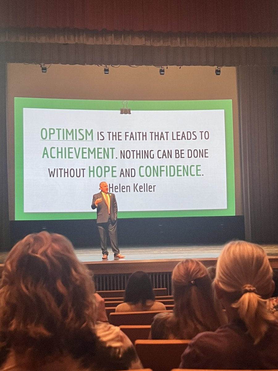 seh624's tweet photo. Today’s convocation did not disappoint! @gerrybrooksprin delivered a hilarious yet very inspirational message and KCS superintendent, Dr. Chris Hampton, provided great expectations for the 23-24 year. We’re excited to get this school year started! #WeAreDBE https://t.co/V4yCxRgkcv