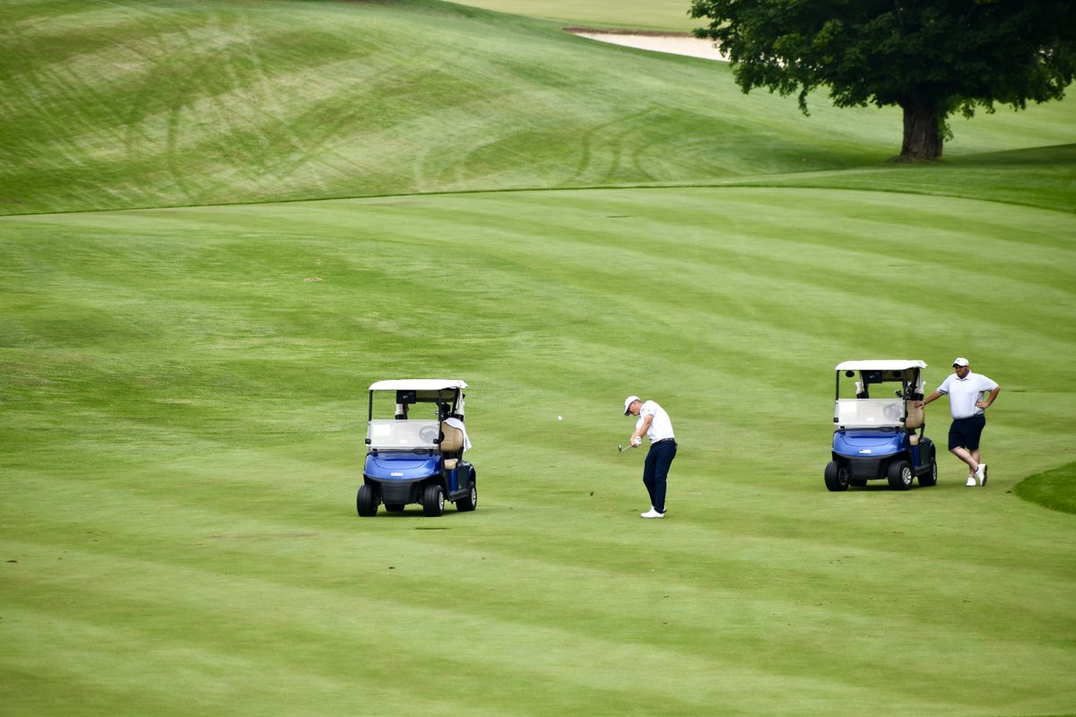 BOYNE_Golf's tweet photo. Day two of the Tournament of Champions at Boyne Mountain is nearing completion. Tomorrow's final round field will be cut down to 70 after today's round. Check back for today's recap later this evening! #BOYNEGolf #TournamentofChampions https://t.co/VrpEzKigsL