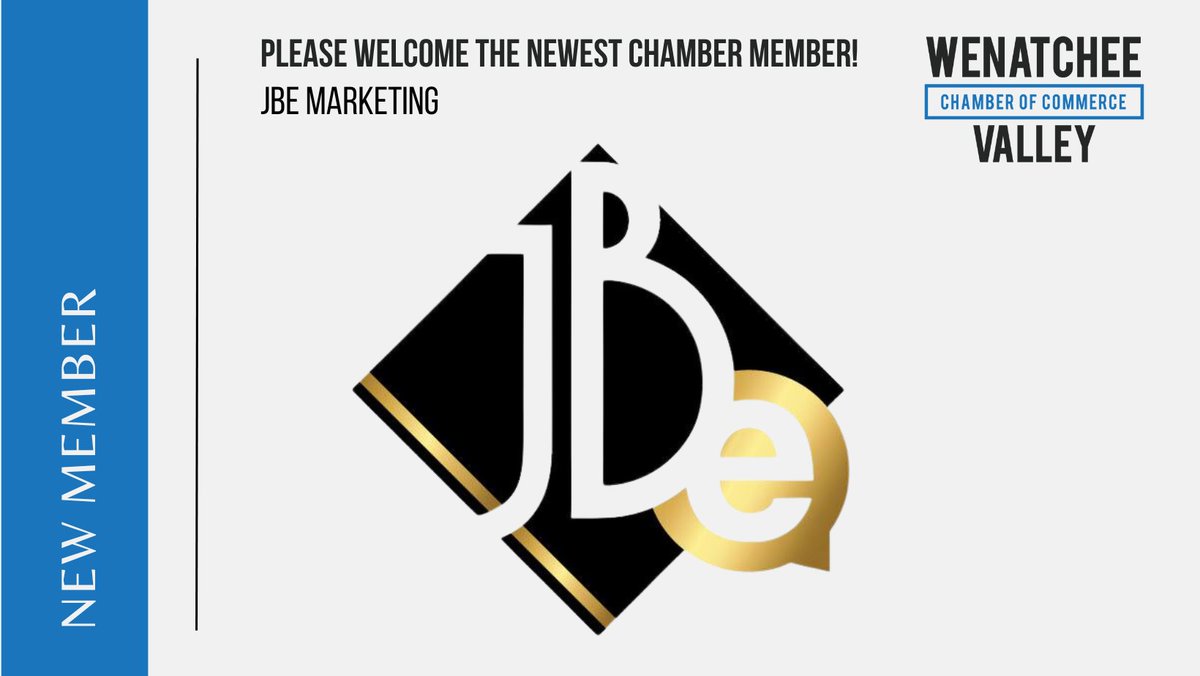Welcome to our newest member, JBe Marketing! Their expertise may help with Brand Development, Social Media, Marketing Strategies, and so much more. We wish you success!