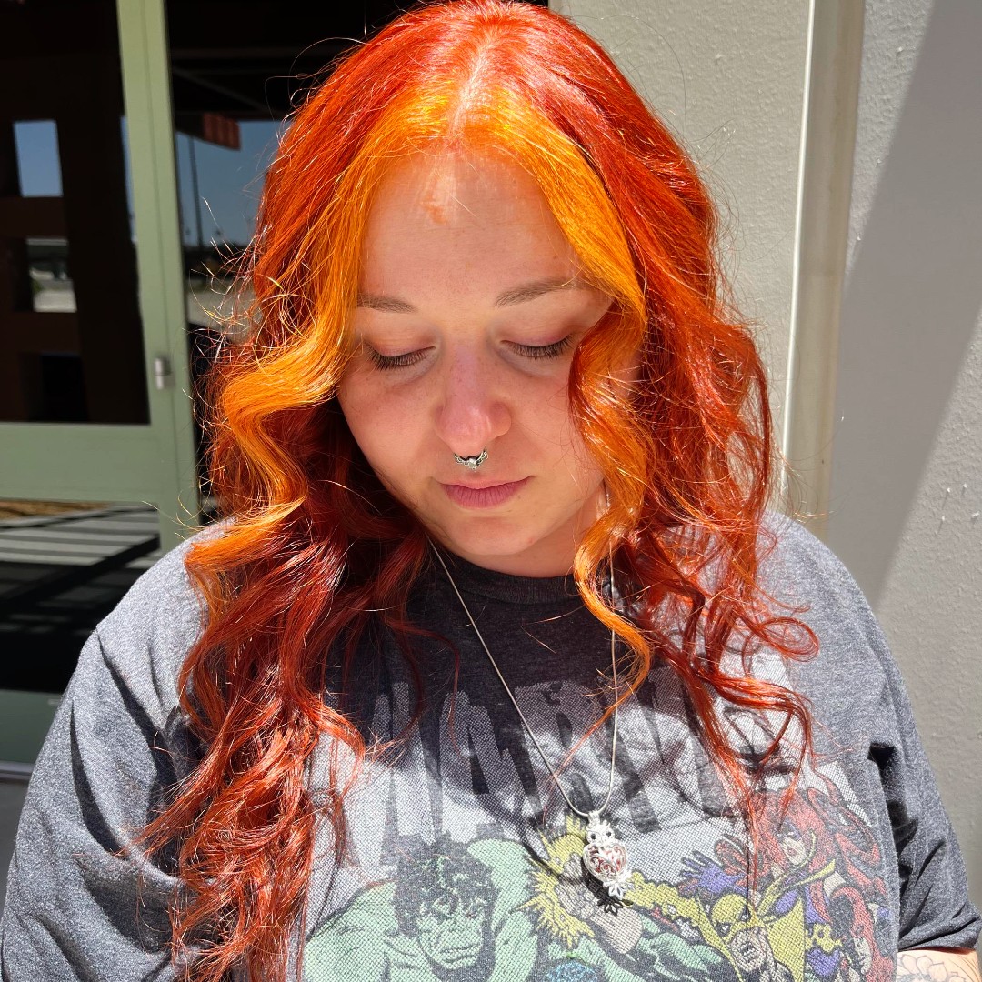 Beautiful and fiery color done by Palm Desert Cosmetology student, Ferryn. 🔥✨

#MilanInstitute #MIPalmDesert #cosmetology