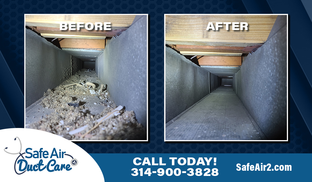 safeairductcare's tweet photo. We use the industries most trusted methods to dislodge and eliminate debris, irritants, and pollutants. Let your air be our care and call SafeAir today! (314) 900-3828 #AirDuctCleaning #stl #dryervent #ventcleaning https://t.co/LhcZQXZH2v https://t.co/yxySppMIkh