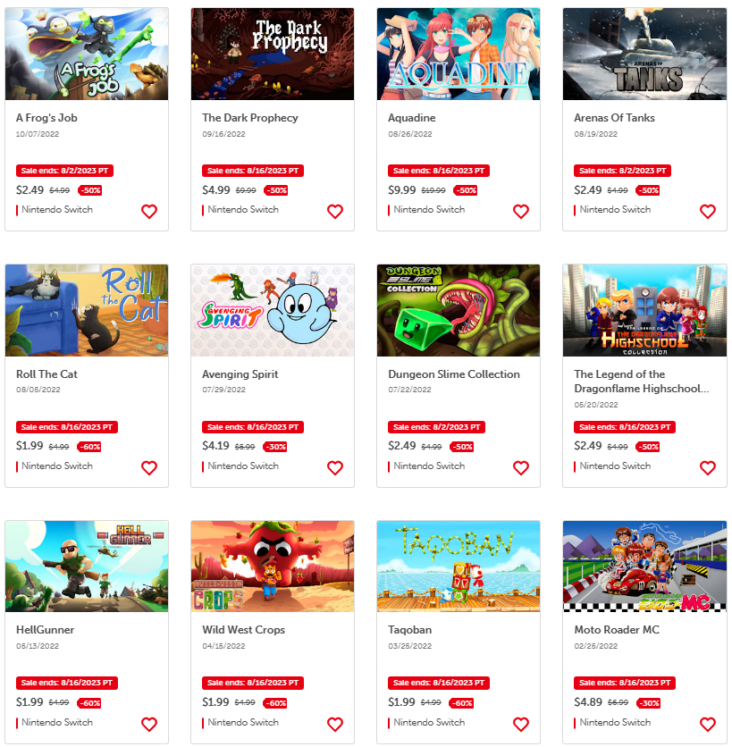 RatalaikaGames's tweet photo. More than 140 of our games are now discounted on #Switch!

Up to 60% off on most of them! 😁

🎮Check all games here (NA Store): https://t.co/GzwtXIMajq https://t.co/PMNfV56Wh2