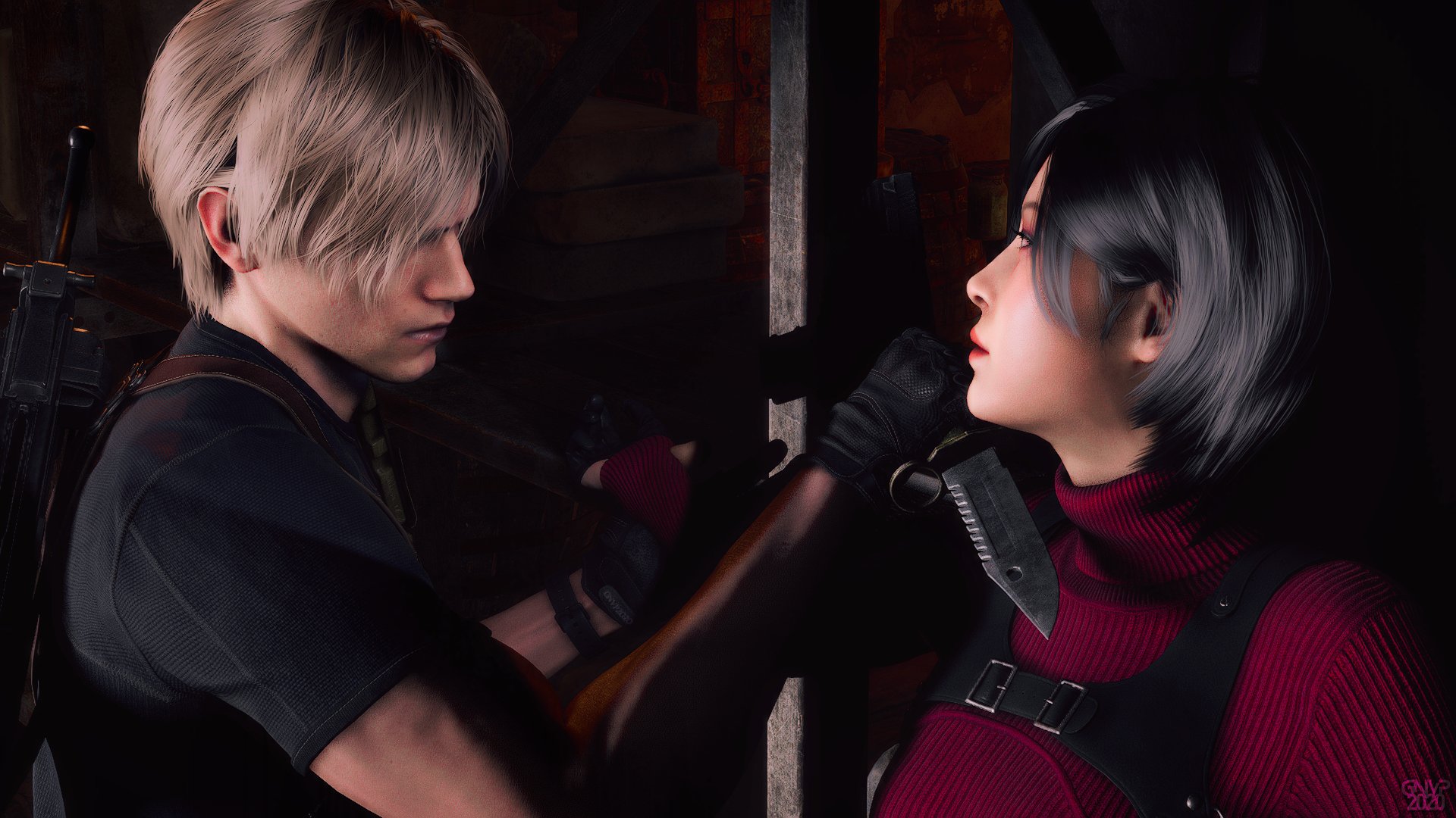 Leon Meets Ada - Resident Evil 4 Remake 