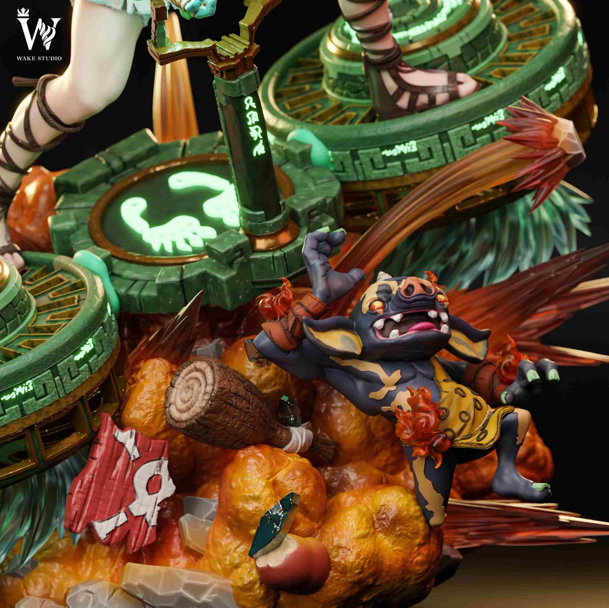 Nintendeal's tweet image. This Tears of the Kingdom Link statue from Wake Studio is unreal