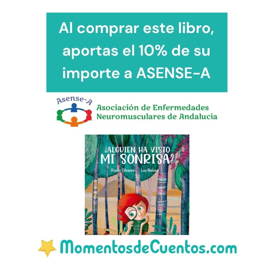 <a href="/Momentosdecuent/">Momentos de cuentos</a> 💌 Un álbum solidario, los beneficios son para la Asociación de Enfermedades Neuromusculares de Andalucía. <a href="/ASENSE_A/">ASENSE-Andalucía</a>

📹 Conoce la canción Mi sonrisa:
youtu.be/4iIyIp8dxf0

⭐ Comparte ❤️

#albumilustrado #album #misonrisa #agosto
#alguienhavistomisonrisa