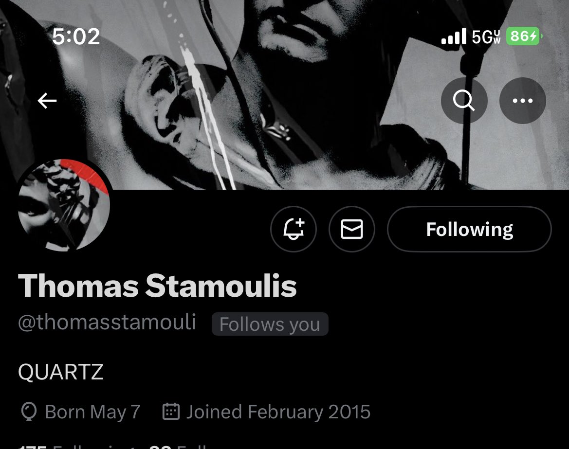 Lloyd5172's tweet photo. @thomasstamouli cap https://t.co/LqLQSQpTkx