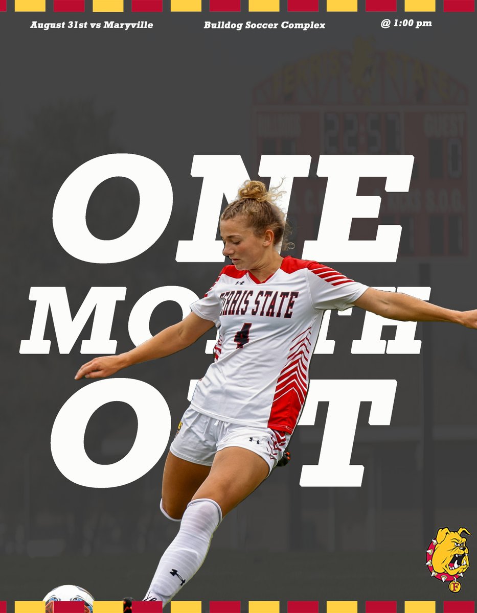 The countdown begins: ONE MONTH UNTIL OUR HOME OPENER!