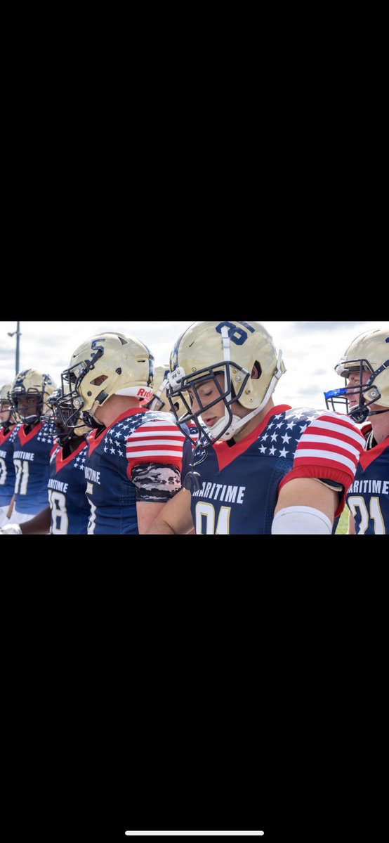 #AGTG After a great conversation with <a href="/AlexTenoa/">Tenoa Alex</a> I’m blessed to receive an offer from Massachusetts Maritime Academy <a href="/bucs_fball/">Massachusetts Maritime Football</a> @Chrisbrister5 <a href="/TexasQBLab/">Casey Rosellini</a> <a href="/TheQBTech/">J.P. Tillman</a> <a href="/ereed11/">eddie russ jr ®</a> <a href="/dekeithron/">DeKeithron Callicoattee</a>