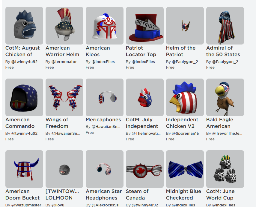 Semi-Frequent Roblox Facts on X: Before UGC, BrightEyes would often use  ideas or creations created by the community and upload it to the catalog.  Many famous hats you know today were probably