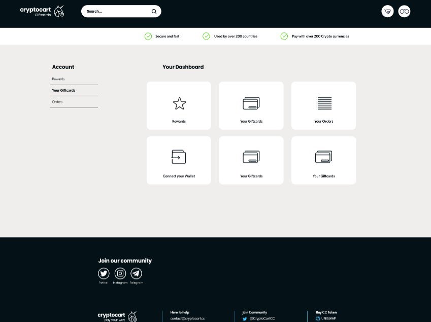 CryptoCartCC's tweet photo. 🚨 TEASER ALERT 🚨

Below is a few sneak peaks of our planned developments which is currently in beta-testing with the community.

𝗜𝗺𝗽𝗿𝗼𝘃𝗲𝗺𝗲𝗻𝘁𝘀 𝗶𝗻𝗰𝗹𝘂𝗱𝗲:

1. An improved, faster, headless e-commerce system

2. Improved front-end

3. An improved, scalable backend infrastructure

4. A white label solution that is brandable for partners to have their own stores, which will drive volume through our payment processor directly benefiting the CryptoCart Vault.

5. A unified admin area for viewing orders

6. An improved automated update process from gift card vendors to reduce issues with cards becoming unavailable

7. CryptoCart Mobile Application

8. And last but not least, tiered discounts.

So, you may be asking, post all of our developments we have been working on over the last year, 𝘄𝗵𝗮𝘁’𝘀 𝗻𝗲𝘅𝘁?.

Below you can find our much anticipated growth paper which highlights some of the next steps for CryptoCart.  It is our spin on an updated roadmap / whitepaper post all developments above coming to fruition and going live on a main-net.

https://t.co/JKZCgxDLG2

𝗣𝗔𝗧𝗖𝗛 𝗡𝗢𝗧𝗘𝗦 𝗥𝗘𝗟𝗘𝗔𝗦𝗘 𝗢𝗩𝗘𝗥 𝗧𝗛𝗘 𝗡𝗘𝗫𝗧 𝗙𝗘𝗪 𝗗𝗔𝗬𝗦