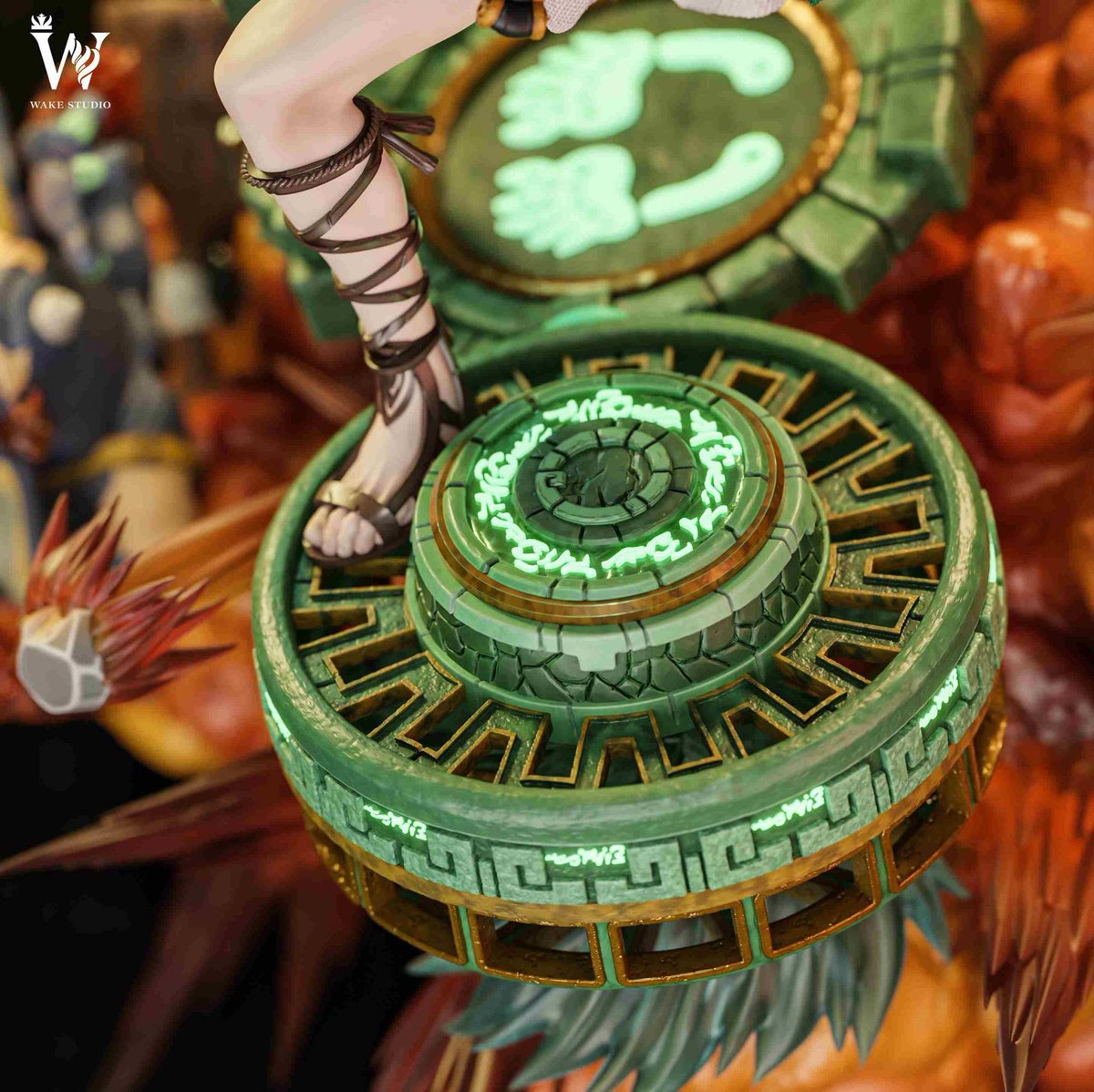 Nintendeal's tweet image. This Tears of the Kingdom Link statue from Wake Studio is unreal