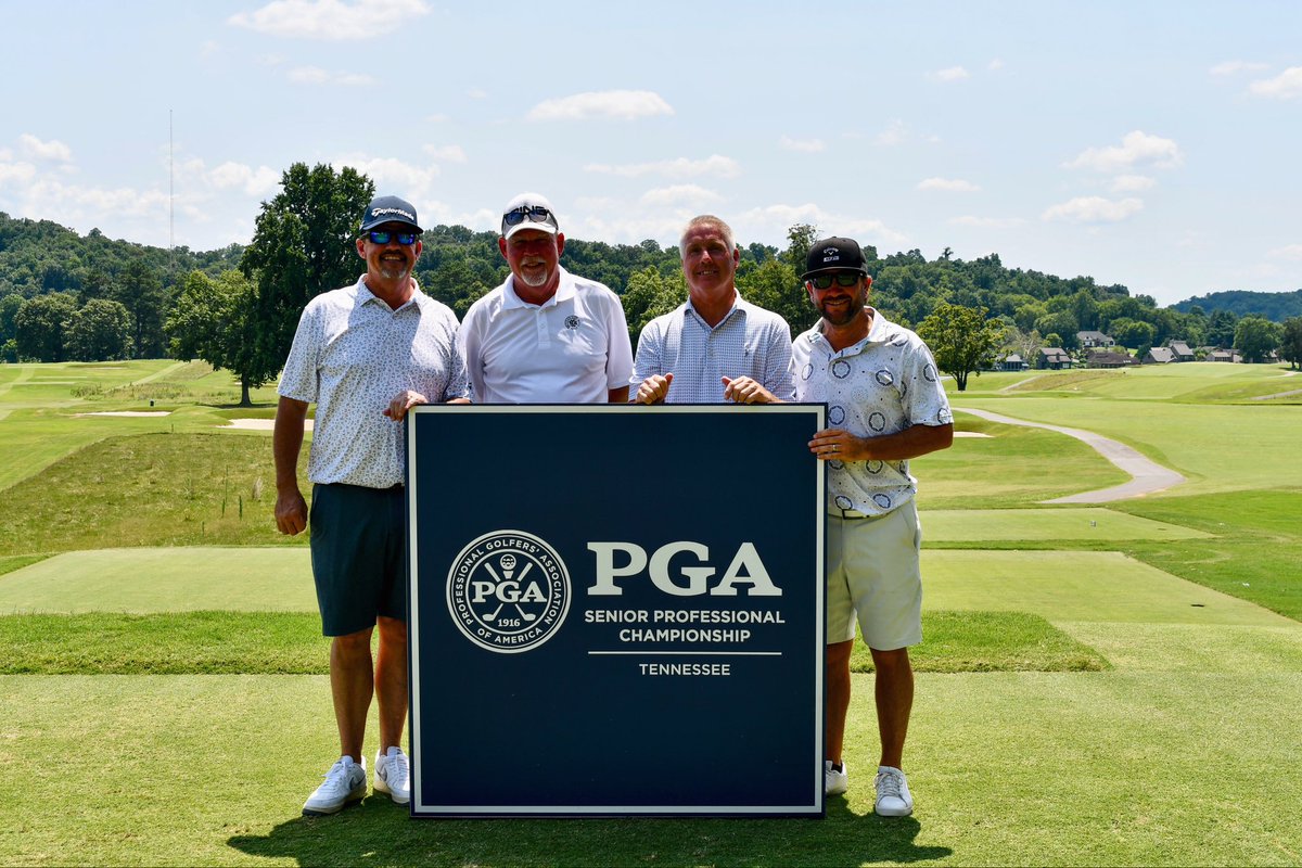 Congratulations to our 4 qualifiers for the 2023 Senior PGA Championship presented by Cadillac at at PGA Golf Club in Port St. Lucie, FL on October 26-29, 2023: Glenn Hudson, Steve Munson, Audie Johnson, and Jake Reeves!

#TNSENIOR | #TNPGA