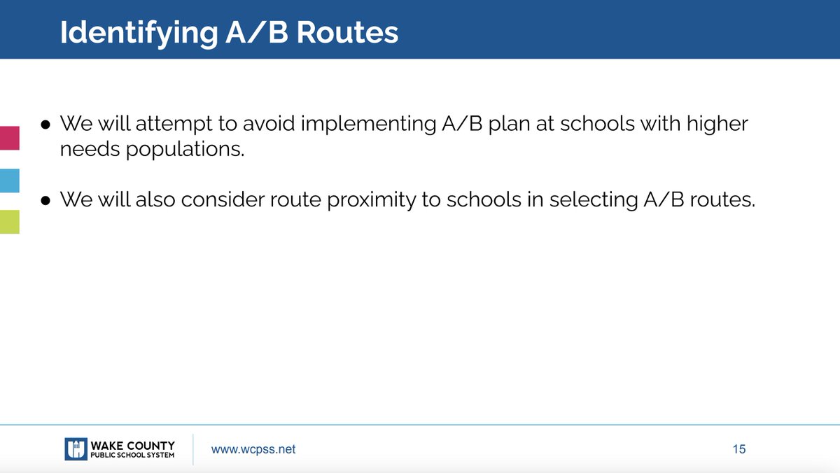 JoshConnerTV's tweet photo. One solution is alternating routes schedule. 17 full-time permanent substitute drivers will be assigned two permanent routes, and these two routes would be run on an A-B schedule. 

"Middle and high school riders on A/B routes would not be scheduled to receive service" https://t.co/h010687bWH