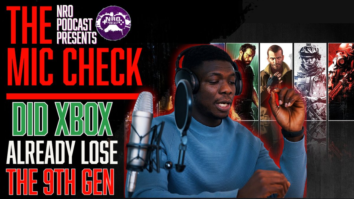 MM2K's tweet photo. 🚨NEW CONTENT - LIVE NOW!
We DEEP DIVE the big topic of discussion:
Did Xbox already lose the 9th gen of gaming?
https://t.co/4Jqxik4HIh
#MicCheck #NROPodcast #HNDC #PNTSNetwork https://t.co/AqMzEKwsmx