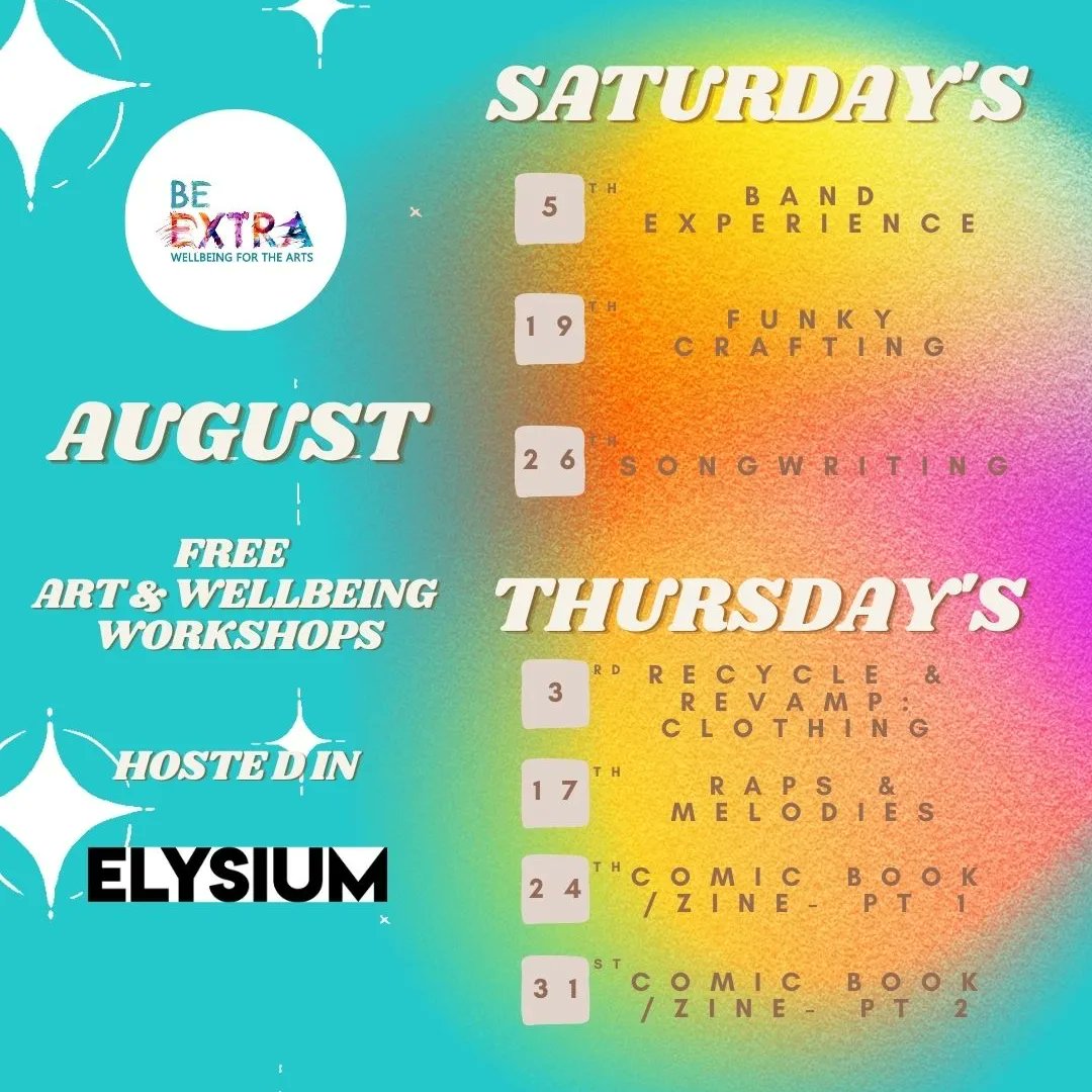 Be Extra #WellbeingForTheArts tweet media