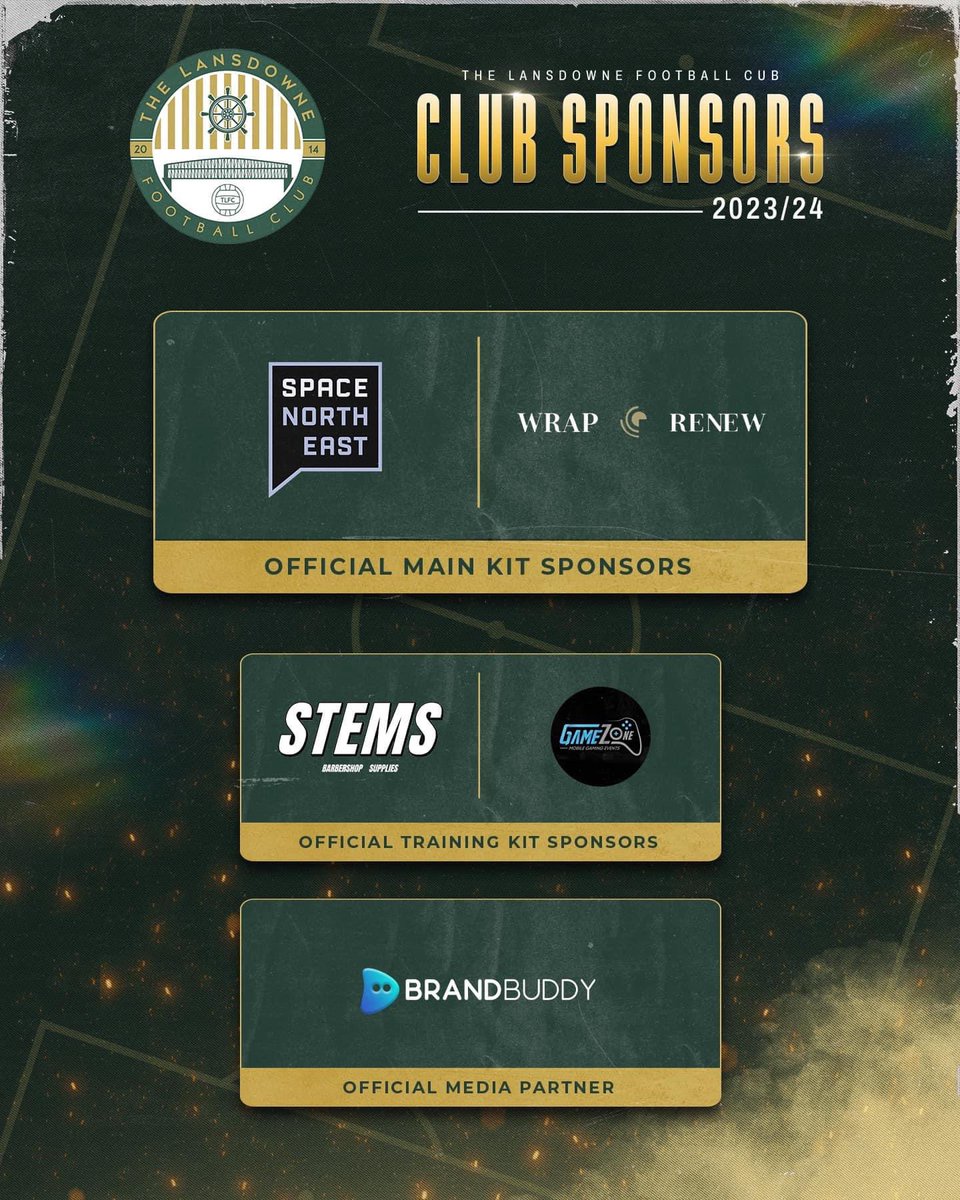 Another look at our sponsors for the next 2 seasons👏🏻 

We are on the lookout for one more sponsor so we can get the lads waterproof jackets, if anyone would be interested drop the page or <a href="/BWhitza97/">Ben</a> a message 🤝

#UTL