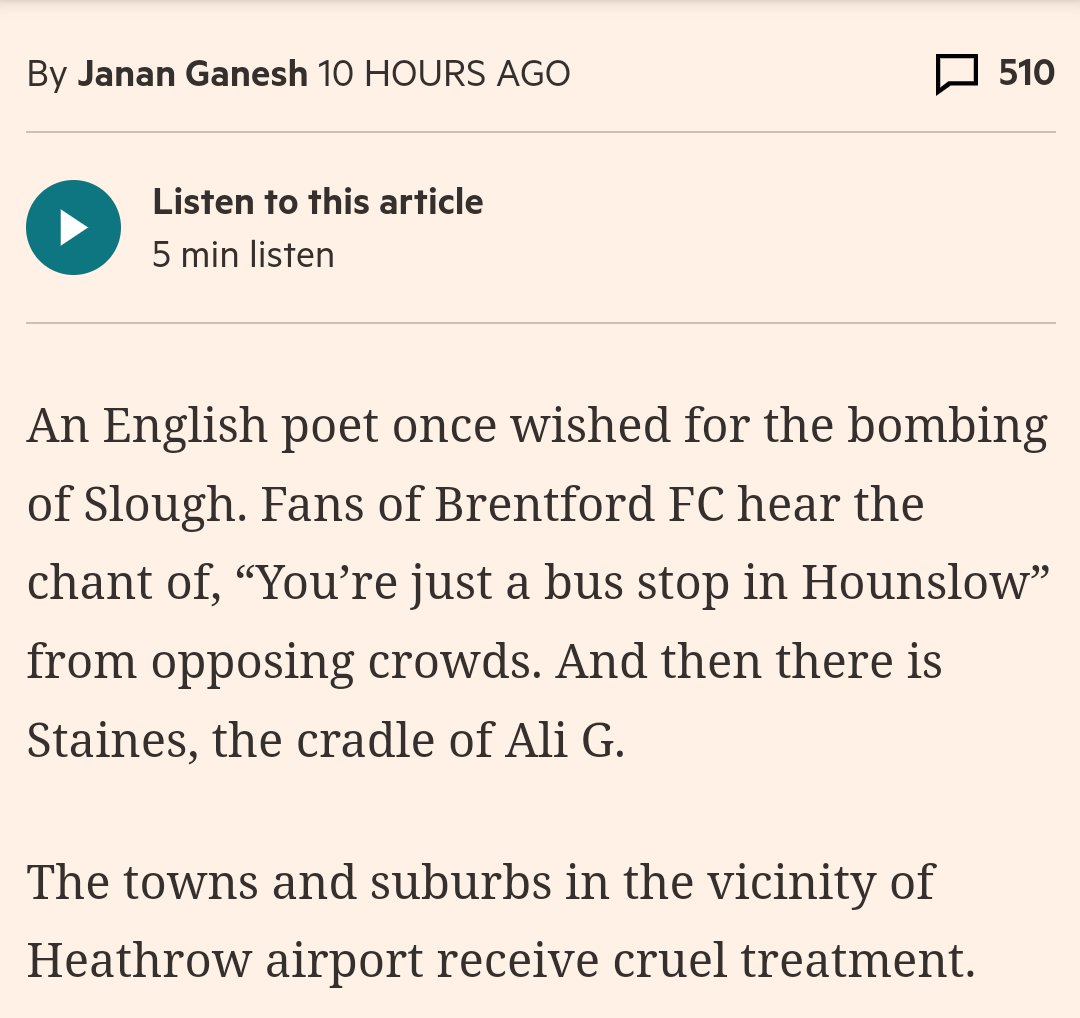 beckmanjoel's tweet photo. @JGaneshEsq interesting if somewhat depressing piece. 

Minor clarification on the regional intro - it was only fans of local rivals Fulham FC that chanted this. They have now stopped and the chant has been co-opted by Brentford fans themselves. 

#netzero https://t.co/IF3QFMEGK7