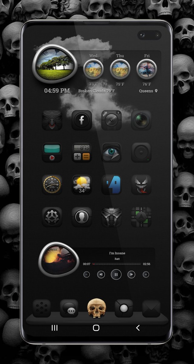 Fattone66's tweet photo. Today is combo #3esome and #Carbon #Venom and these great widgets ported by @shael_vaghela and to the creator @daddykool666 . https://t.co/x09LK6h4nA