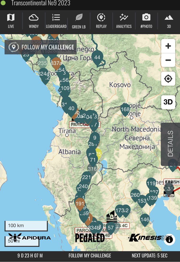 Schmid_Mark's tweet photo. @mkpaa What a spot. Sleep well, for a steady start towards #TCRNo9 CP3 tomorrow. You’ve done the same climb @JennyTough during #TCRNo5, right? cc @komoot @dotwatcher @fmchallengeUK @transconrace https://t.co/37WXqTiXnL