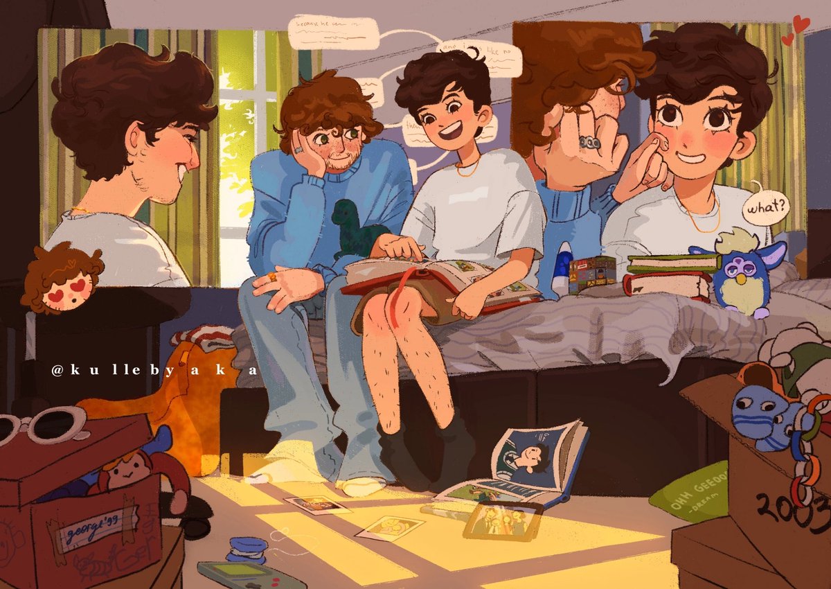 don't you ever grow up, just stay this little #dreamfanart #georgenotfoundfanart