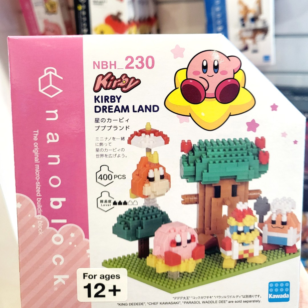 Did you know?  

#Kirby first appeared in the 1992 Gameboy game - Kirby's Dream Land!  

Were you able to defeat the greedy King Dedede and save Dream Land?!   It's never too late to catch up on Kirby!

#ToyTuesday #Nanoblocks #KappaToys #nintendo