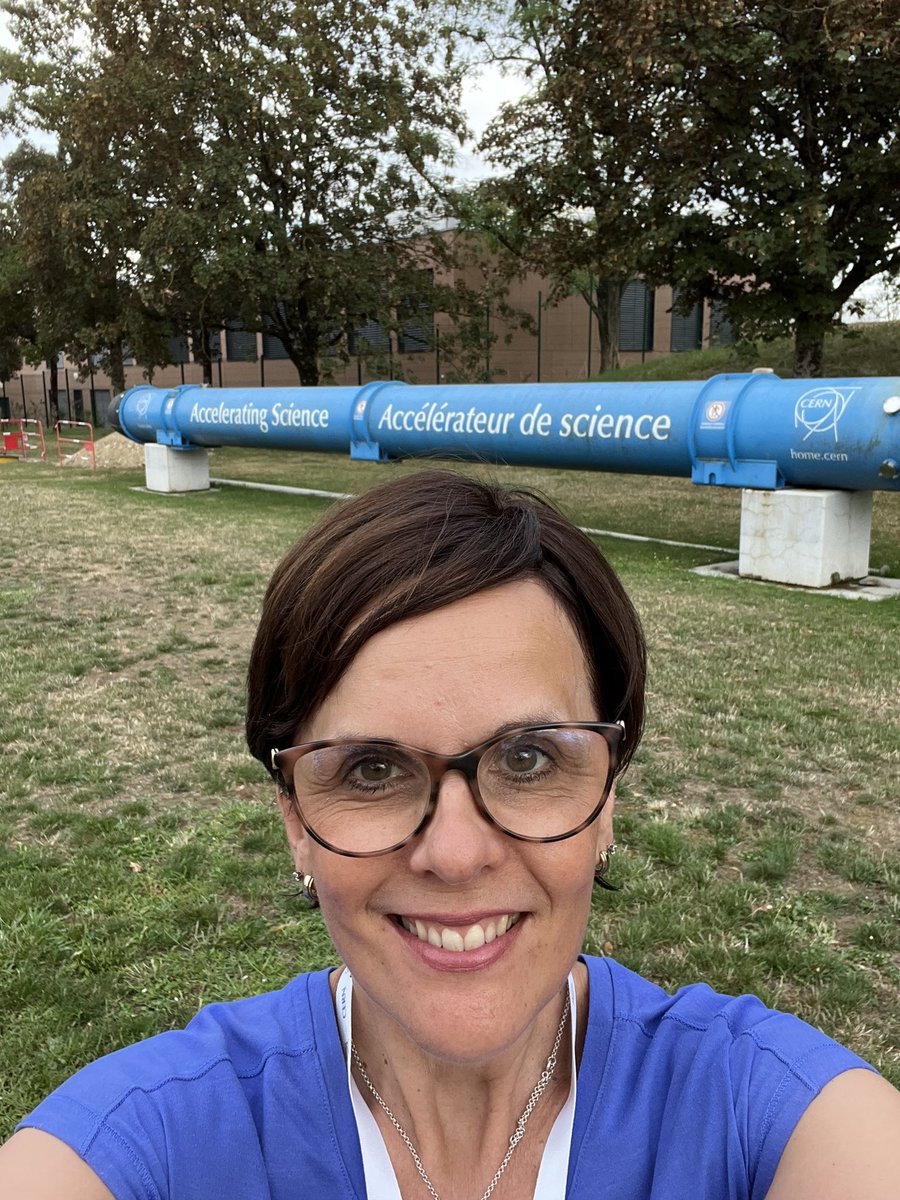 katesutton70's tweet photo. Another amazing day @CERN meeting such interesting and informative scientists, learning more about particle physics, making great friends and experiencing some spectacular sights #PlayingwithProtons #OgdenTrust #InspiringPrimaryPhysics https://t.co/fYTkhSrIhk