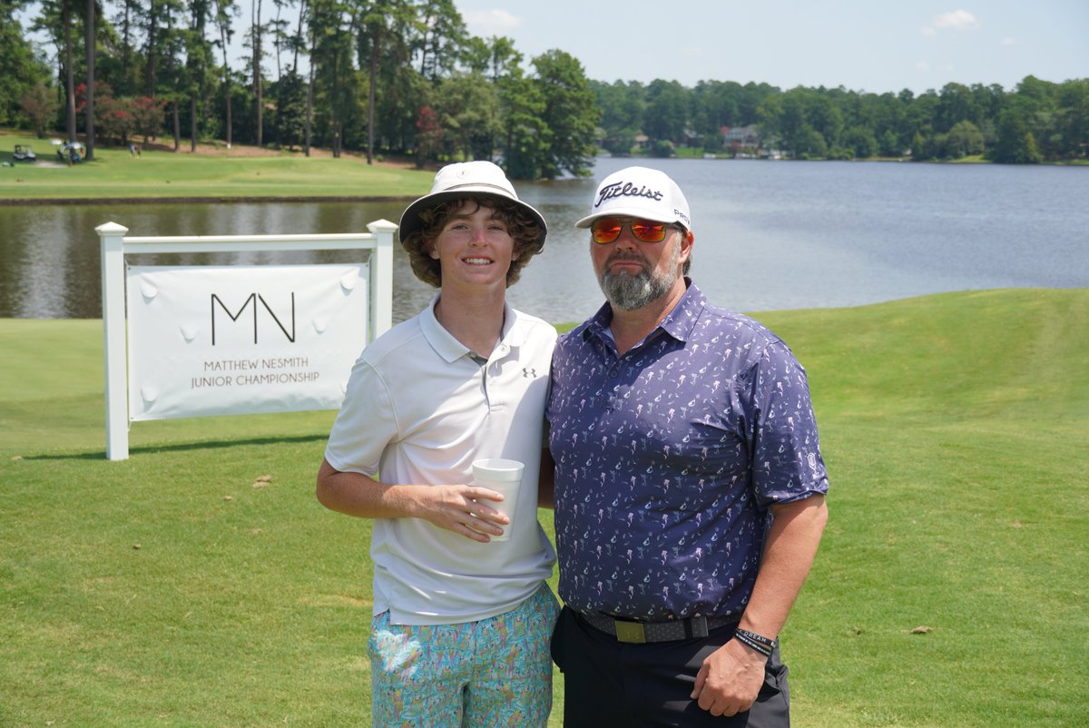 AJGAGolf's tweet photo. What more could you wish for?
Talan Harrison (-4) shoots a 66 on his 17th birthday to share a lead of the boys division at #NeSmithJr ๐ https://t.co/AsOAZWGGwf