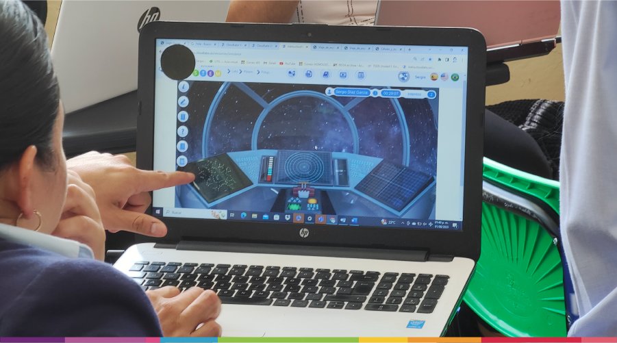 israeljero's tweet photo. Dimos inicio al 1er día de la serie de 4 Capacitaciones para Docentes de #EMS. En un enriquecedor espacio se descubrieron estrategias tecnológicas vanguardistas y los participantes experimentaron con un simulador de #LaboratoriosVirtuales. 📚🔬 Continuamos fortaleciendo la educación de excelencia en el #Edoméx.
@alfredodelmazo @geramonro05 @SEMSedomex  @CloudLabs_co