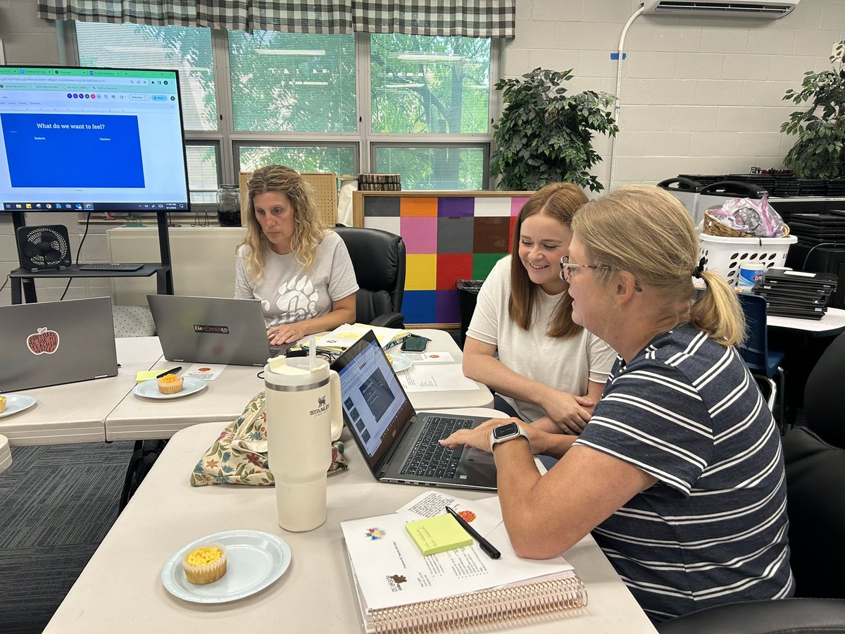 What a great start to the 2023-2024 school year planning with our Building Leadership Team! <a href="/Creeksidetweet/">Creekside ECS</a>