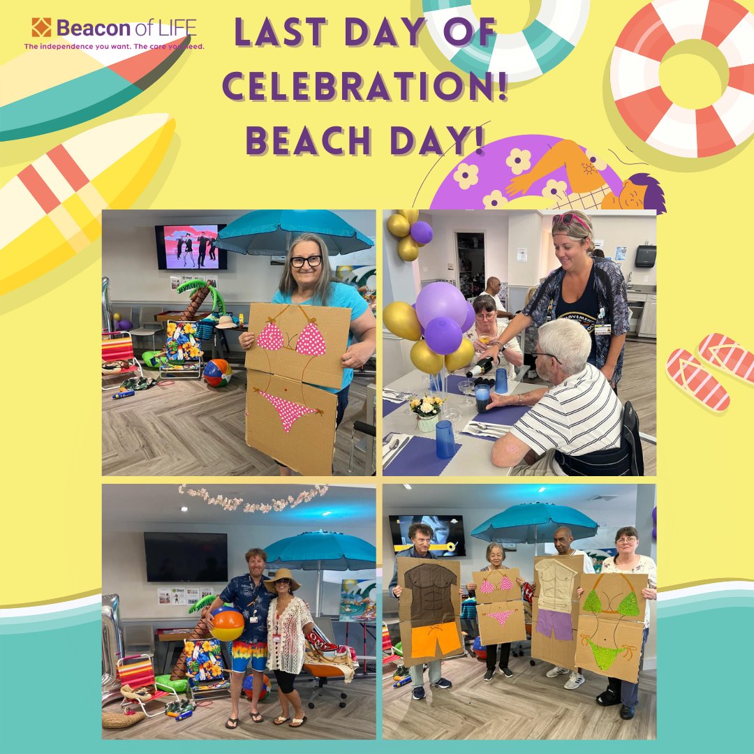 BeaconOfLifeNJ's tweet photo. Sun, sand, and smiles! Celebrating one year of joy at Beacon of Life - Lakehurst with an unforgettable beach day! So much fun, laughter, and a sizzling bikini contest!
#BeaconOfLifeAnniversary #BeachDayFun #BikiniContest #MemoriesForLife https://t.co/uJjXUUJZ1M