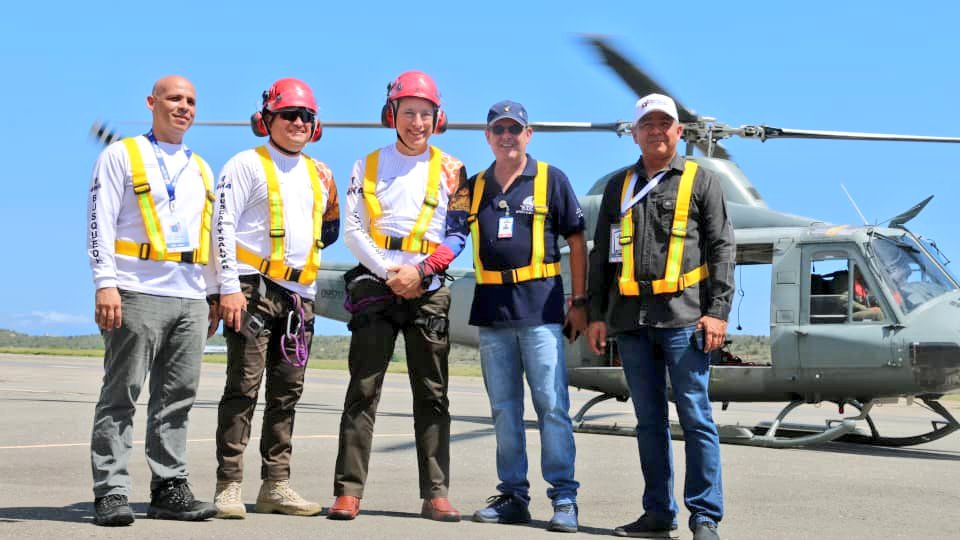 inac_ve's tweet photo. ¡Buscar y salvar!🛩️⛑️ En el segundo día de su agenda de trabajo en Venezuela, la Misión de Asistencia Técnica de la OACI- SAM conoce y evalúa las potencialidades, protocolos y procedimientos del Servicio de Búsqueda y Salvamento @SAR_Venezuela.

@icao https://t.co/WPZP5IUjTH
